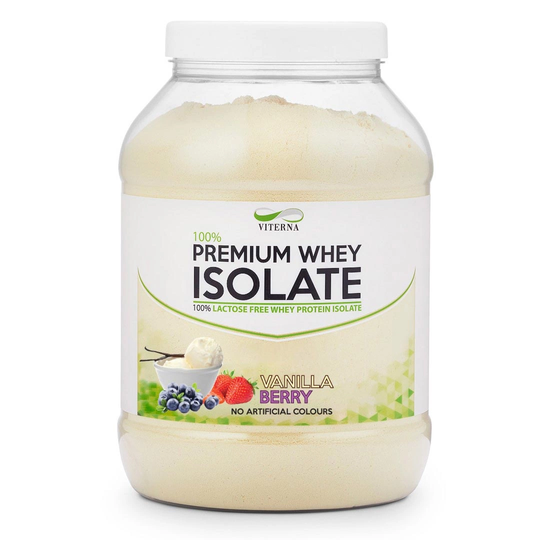 Viterna 100% Premium Whey Isolate 900 G Vanilla Berry