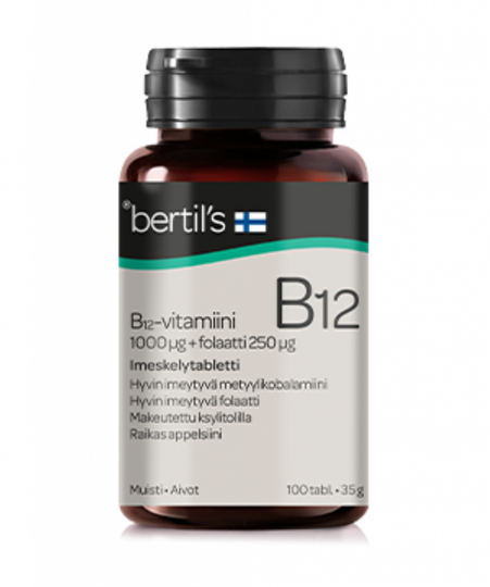 bertils B12 + Folaatti 100 kpl
