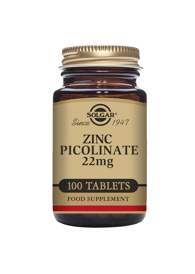 Solgar Sinkkipikolinaatti 22mg 100 tabl