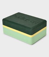 Manduka Recycled Foam Block -iso joogablokki (Green Ash)