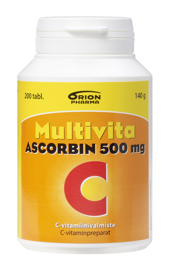 Multivita Ascorbin 200 tabl 500mg