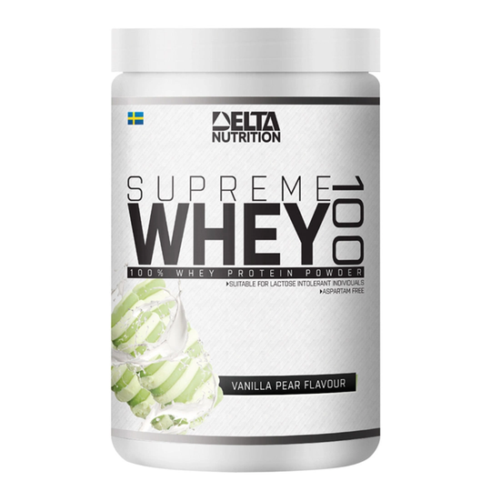 Delta Nutrition Supreme Whey 100 900 G Vanilla Pear