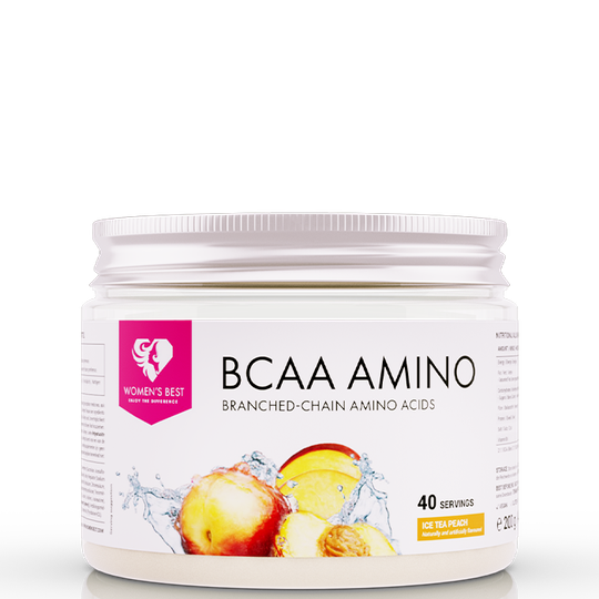 BCAA Amino, 200 g, Ice Tea Peach