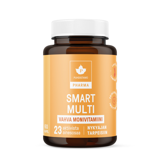 Puhdistamo Pharma Smart Multi 60 kaps monivitamiini