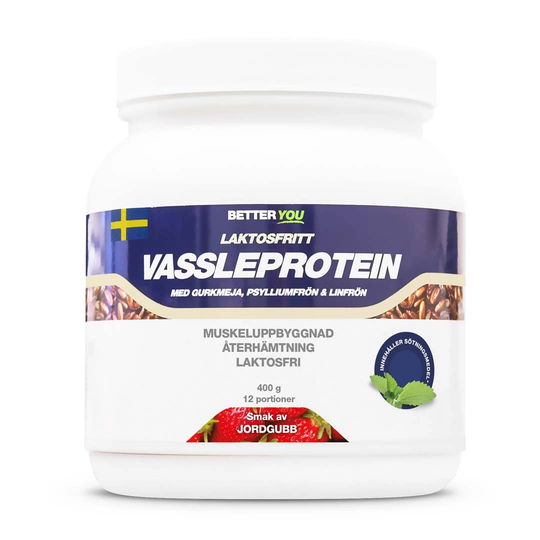 Better You Vassleprotein Laktosfritt 400 G Jordgubb