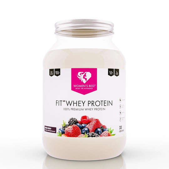 Womens Best Fit Whey Pro Protein 1 Kg Mixed Berry