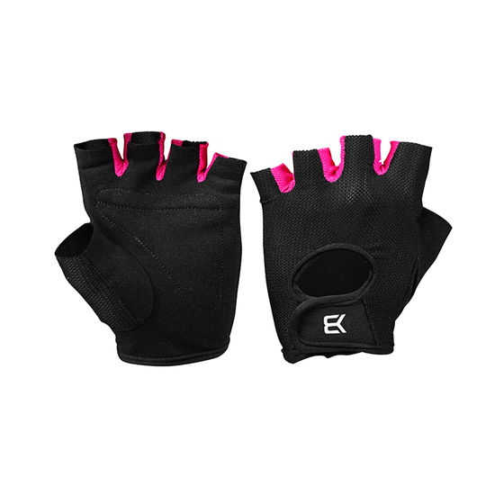 BB Womens Training Gloves, Black/Pink