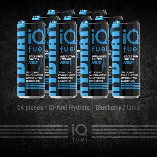 IQFuel Hydrate - Blueberry / Lime - Bäckström Edition 24 pcs