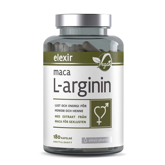 Elexir Pharma Maca L-arginin 180 Caps