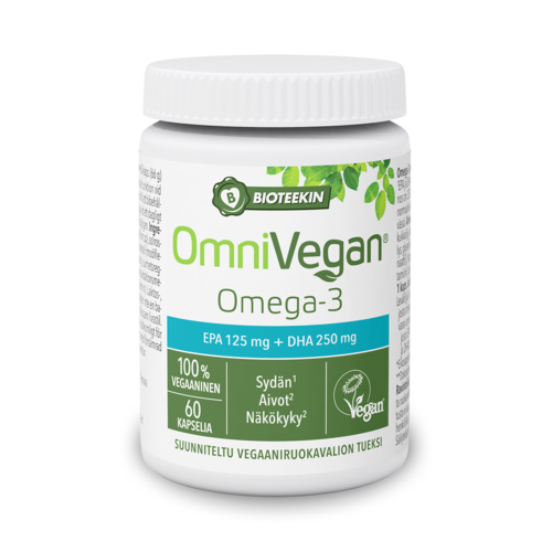 OmniVegan Omega-3 60 kapselia