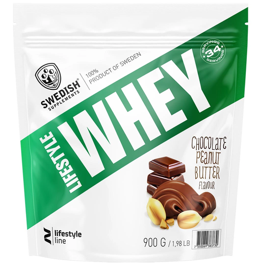 Swedish Supplements Lifestyle Whey 900 G Chocolate Peanut Butter