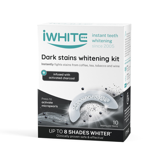 IWHITE DARK STAINS 10X0,8 G valkaisumuotit