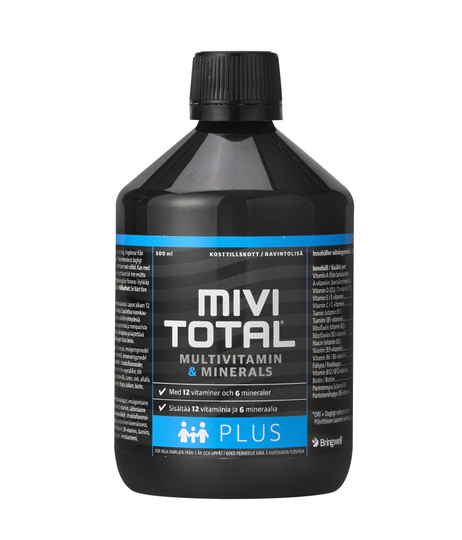 Mivitotal Plus 500 ml nestemäinen monivitamiini