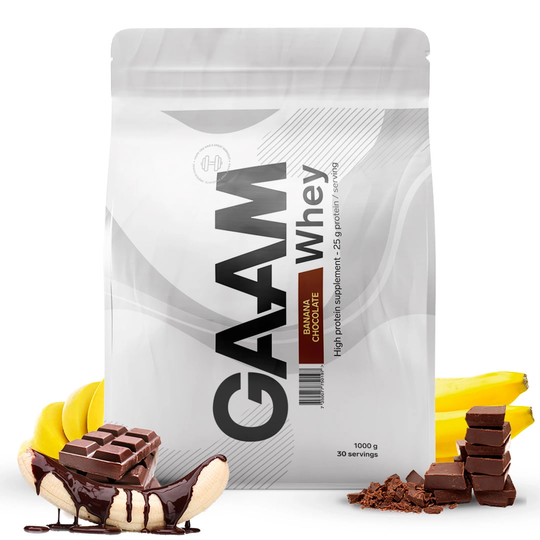 Gaam 100% Whey Premium 1 Kg Banana Chocolate