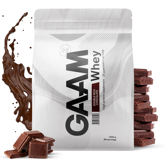 Gaam 100% Whey Premium 1 Kg Double Rich Chocolate