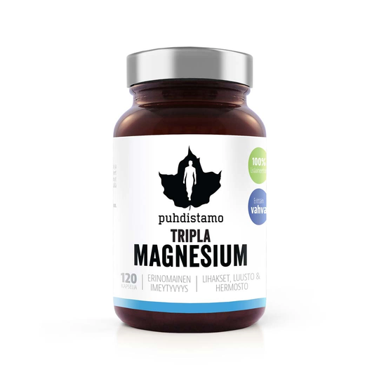 Puhdistamo Tripla Magnesium 120 Kaps