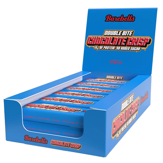 12 X Barebells Double Bite 55g Chocolate Crisp