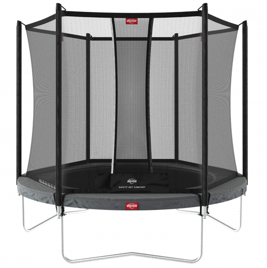 BERG Favorit Trampoliini 330 cm + Turvaverkko, harmaa