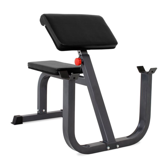Master Fitness Preaches Curl Silver