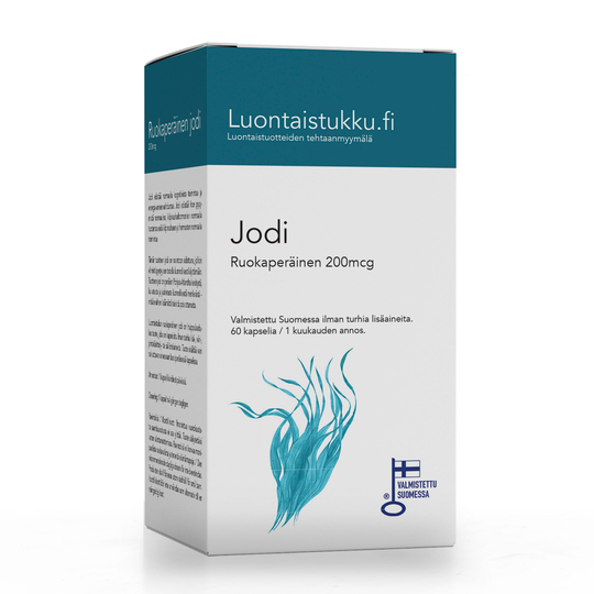 Ruokaperäinen jodi 200mcg