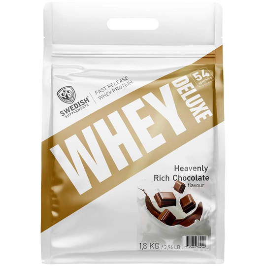 Swedish Supplements Whey Protein Deluxe 1.8 Kg Heavenly Rich Chocolate
