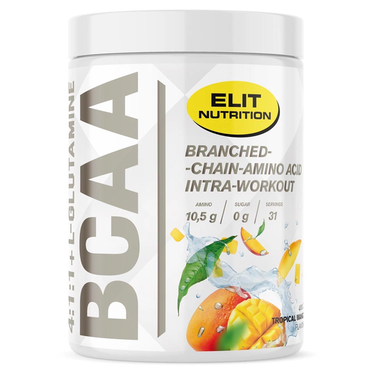 Elit Nutrition Bcaa 4:1:1 + L-glutamine 400 G Tropical Mango