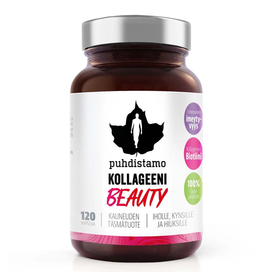 Puhdistamo Kollageeni Beauty 120 Kaps