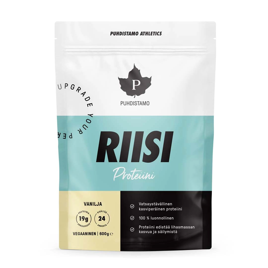 Puhdistamo Riisi Proteiini 600 G Vanilja