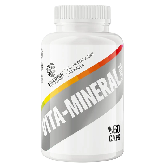 Swedish Supplements 100% Vita-mineral 60 Caps