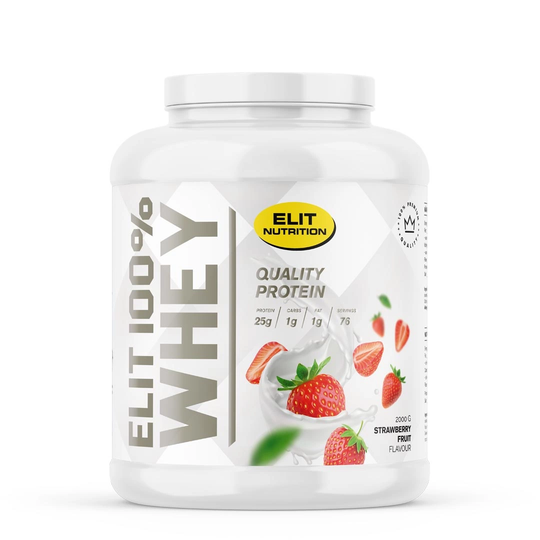 Elit Nutrition 100% Whey Isolate 2 Kg Strawberry Fruit