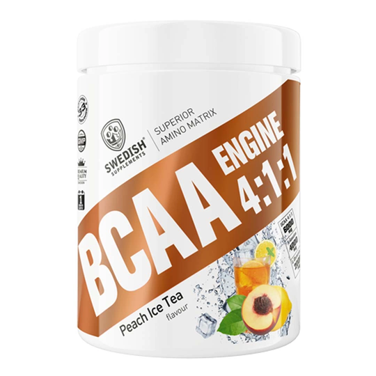 Swedish Supplements Bcaa Engine 4:1:1 400 G Peach Ice Tea