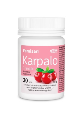 Femisan Karpalo purutabletti 30 kpl