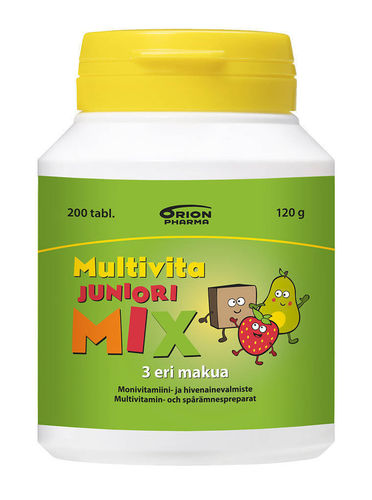 Multivita Juniori Mix 200 purutablettia *