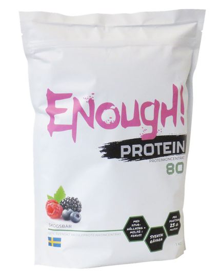 Enough protein concentrate 80 forest berries 1kg