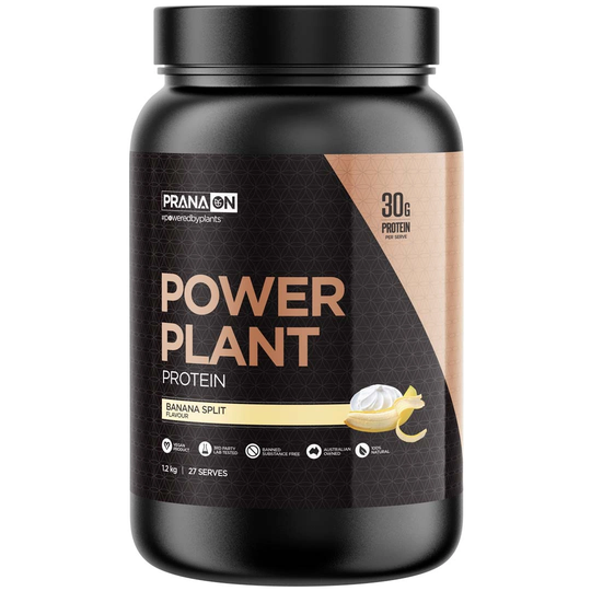 Pranaon Power Plant Protein 1.2 Kg Banana Split