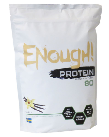 Enough protein concentrate 80 vanilla 1kg