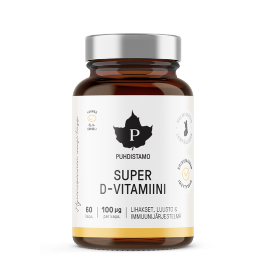 Puhdistamo Super D-vitamiini 60 kpl