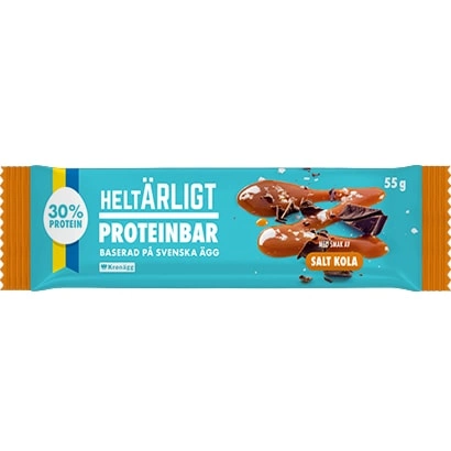 Heltärligt Proteinbar 55 G Salt Kola