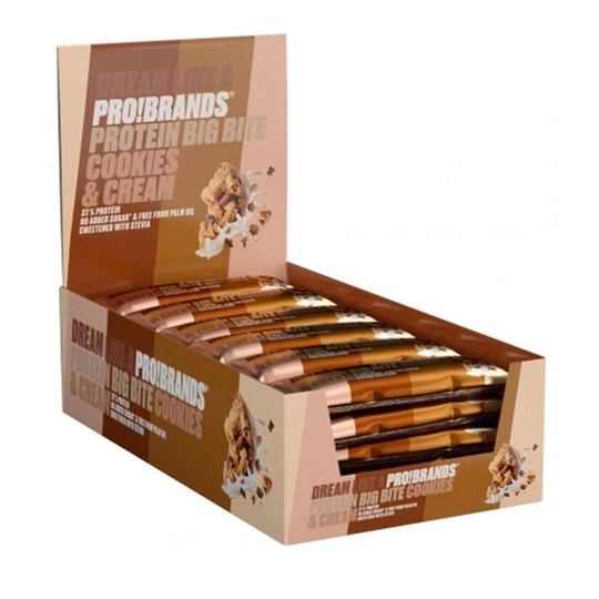 24 X Pro Brands Big Bite 45 G Cookies & Cream