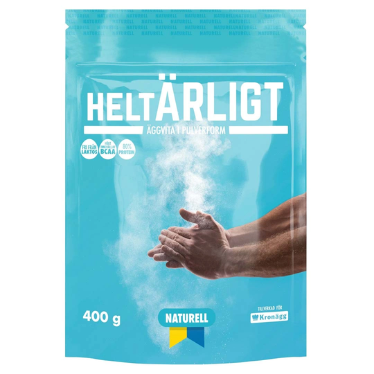Heltärligt Äggvitepulver 400 G Naturell