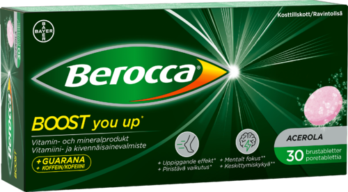 Berocca Boost vitamiini- ja kivennäisainevalmiste 30 poretablettia