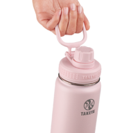 Takeya 18 oz (530ml) Actives Insulated Water Bottle -teräksinen juomapullo (Blush)